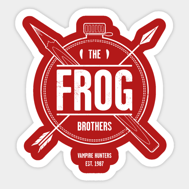 The Frog Bros Sticker by heavyhand